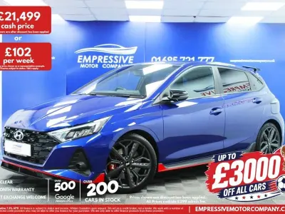 Used Hyundai i20 204 HP (150 kW) 2023 Blue Hatchback