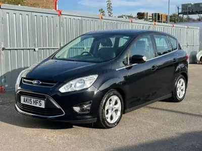 Used Ford C-MAX Zetec 105 HP (77 kW) 2015 Black MPV
