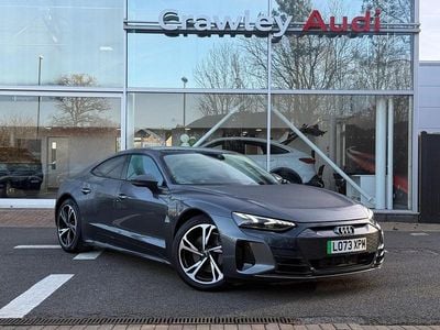 Grey Used 2023 Audi e-tron GT quattro Black Edition Sedan | £44,450 (Fair price)