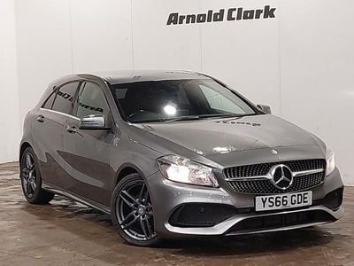 Used Mercedes A180 AMG line 109 HP (80 kW) 2016 Grey Hatchback