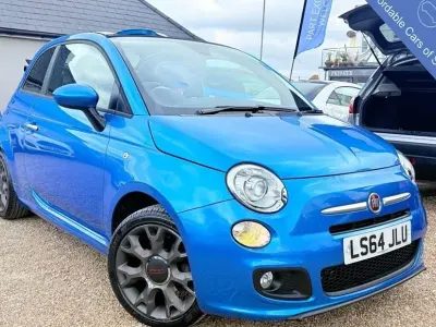 Begagnad Fiat 500C S 105 HK (77 kW) 2014 Blå Cab