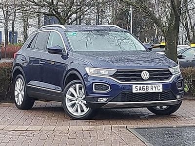 Used VW T-Roc SEL 190 HP (139 kW) 2018 Blue SUV