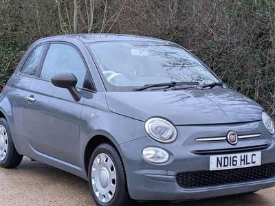 Grey Used 2016 Fiat 500 Pop Hatchback | £4,395 (Good price)