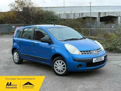 Begagnad Nissan Note S 87 HK (63 kW) 2007 Blå Halvkombi