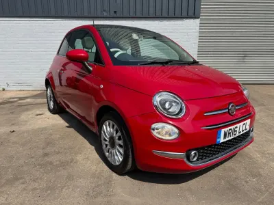 Used Fiat 500 Lounge 2016 Red Hatchback