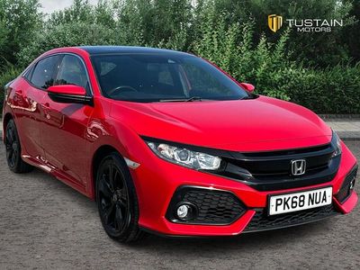 Red Used 2018 Honda Civic EX Hatchback | £11,599 (Fair price)
