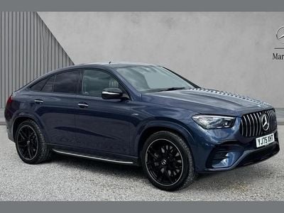 Begagnad Mercedes GLE53 AMG Premium Plus 429 HK (315 kW) 2025 Blå Sportkupé