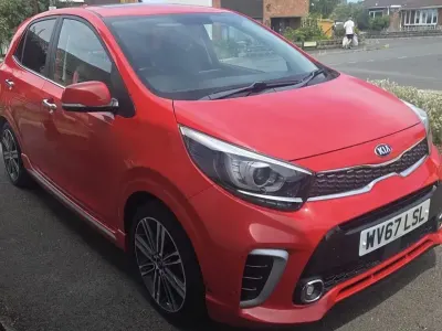 Used Kia Picanto GT-Line S 83 HP (61 kW) 2017 Red Hatchback