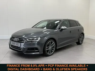 Used Audi S3 Sportback Design 300 HP (220 kW) 2019 Grey Hatchback