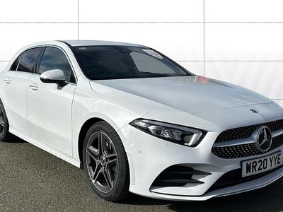Used Mercedes A180 AMG Line Premium 136 HP (100 kW) 2020 White Hatchback