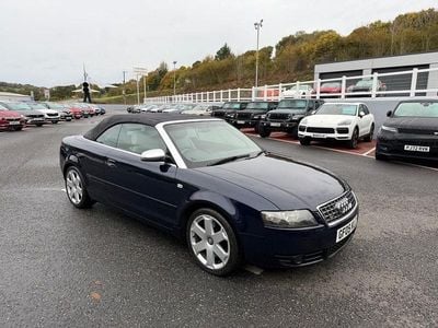 Used Audi A4 Cabriolet 2005 Blue Cabriolet