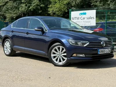 Used VW Passat Business 150 HP (110 kW) 2015 Blue Sedan