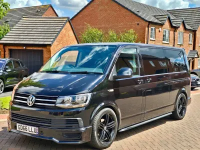 Used VW T6 SE 150 HP (110 kW) 2016 Black Van