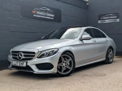 Used Mercedes C220 AMG Line Premium Plus 167 HP (122 kW) 2017 Silver Sedan