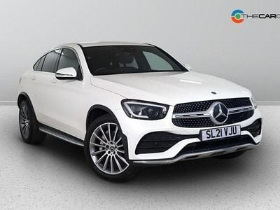 White Used 2021 Mercedes GLC220 AMG line Coupe | £32,475 (A bit pricey)