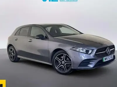 Used Mercedes A250 AMG line 218 HP (160 kW) 2022 Grey Hatchback