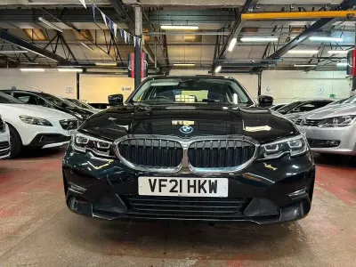 Used BMW 330e 2021 Black Sedan