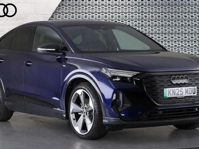 Blue Used 2025 Audi Q4 e-tron Black Edition SUV | £33,470 (Fair price)
