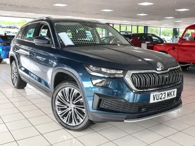 Used Skoda Kodiaq SE L Executive 150 HP (110 kW) 2023 Blue SUV