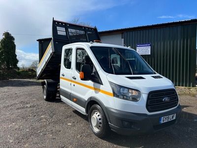 used Ford Transit 2.0 TDCi 130ps Double Crew cab Dropside tipper 54k miles