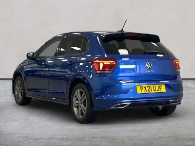 Używany VW Polo R-line 95 KM (69 kW) 2021 Niebieski Hatchback