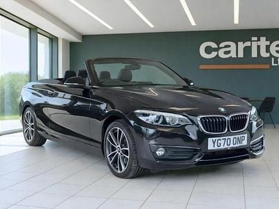 Used BMW 220 Sport Line 2020 Black Cabriolet