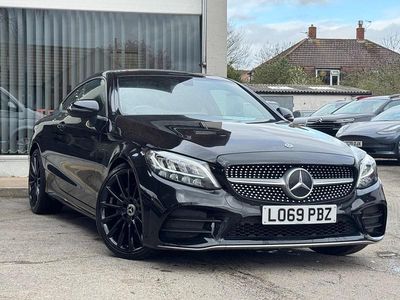 Used Mercedes C200 AMG line 2019 Black Coupe