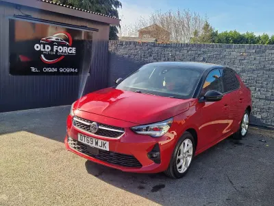 Used Vauxhall Corsa SRi 100 HP (73 kW) 2020 Red Hatchback