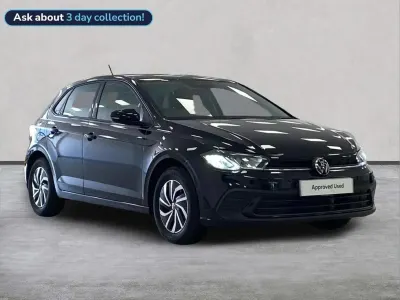Used VW Polo Life 95 HP (69 kW) 2023 Black Hatchback