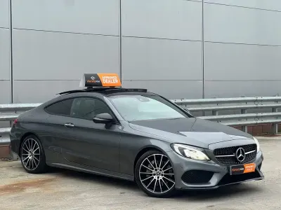 Used Mercedes C250 AMG Line Premium Plus 204 HP (150 kW) 2017 Grey Coupe