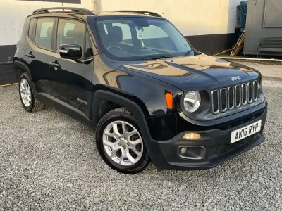 Begagnad Jeep Renegade Longitude 120 HK (88 kW) 2016 Svart SUV