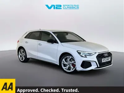 Used Audi A3 Sportback Competition 245 HP (180 kW) 2021 White Hatchback