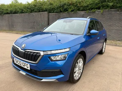 Used Skoda Kamiq SE 110 HP (80 kW) 2022 Blue SUV