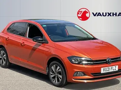 Used VW Polo Match 95 HP (69 kW) 2021 Orange Hatchback