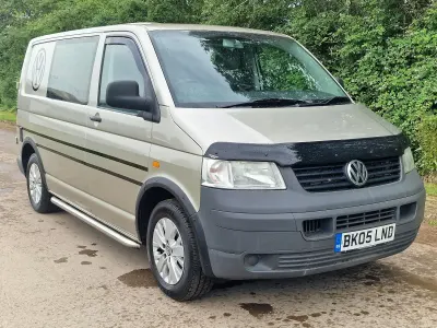Used VW T5 104 HP (76 kW) 2005 Beige Van