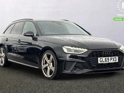 Used Audi A4 S-Line 190 HP (139 kW) 2019 Black Estate