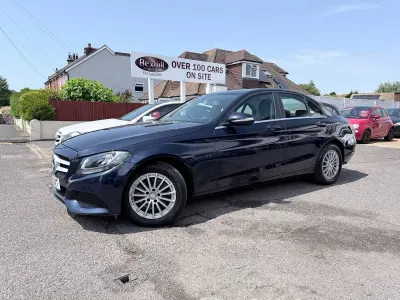 Used Mercedes C220 Executive 170 HP (125 kW) 2015 Blue Sedan
