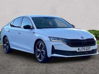 Used Skoda Octavia SportLine 147 HP (108 kW) 2025 Moon white metallic Hatchback