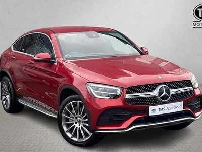 Red Used 2022 Mercedes GLC300e AMG Line Premium Coupe | £32,990 (Super price)
