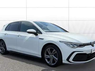 Used VW Golf VII R-line 150 HP (110 kW) 2021 White Hatchback