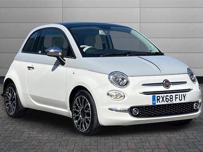 Used Fiat 500 Collezione 69 HP (50 kW) 2018 White Hatchback
