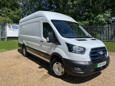 New Ford E-Transit Trend 2025 White Van