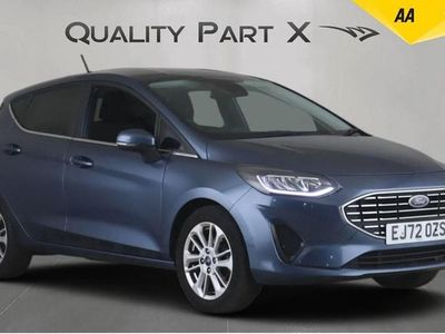 Used Ford Fiesta Titanium 2022 Blue Hatchback