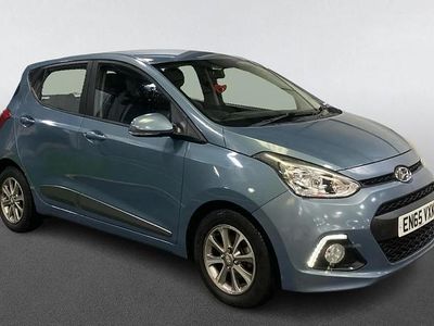 Used Hyundai i10 Premium 87 HP (63 kW) 2015 Blue Hatchback
