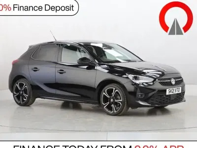 Used Vauxhall Corsa SRi 100 HP (73 kW) 2021 Black Hatchback