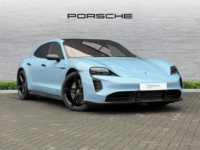 Blue Used 2023 Porsche Taycan Estate | £74,995 (Expensive)