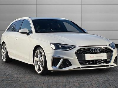 White Used 2023 Audi A4 S-Line Estate | £27,990 (Fair price)
