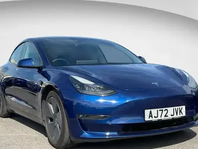 Used Tesla Model 3 Long Range AWD 366 kW (498 HP) 2022 Blue Sedan