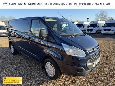 Blue Used 2013 Ford Transit Custom Trend Van | £7,950 (Good price)
