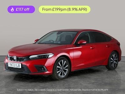 Red Used 2022 Honda Civic Elegance Hatchback | £15,657 (Good price)